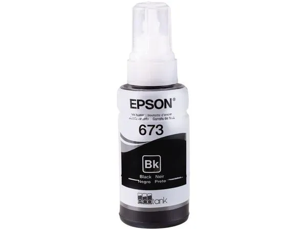 Garrafa Tinta Epson T673120-AL Preto