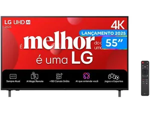 Smart TV 55" LG 4K Ultra HD 55UA8550PSA webOS 25 AI Processor 4K Gen8 com Alexa 3 HDMI