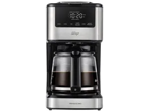 Cafeteira Elétrica Wap Aroma WCD1500 38 Xícaras Preto e Cinza FW010084