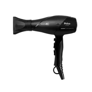Secador de Cabelos Philco PSC3050 2000W Preto 220V Tourmaline Ion Profissional Jato Frio Secador de Cabelos Philco PSC3050 Preto 220V