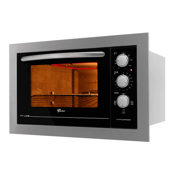Forno Elétrico de Embutir Fischer Fit Line 48 Litros Inox 34493-95485 127v