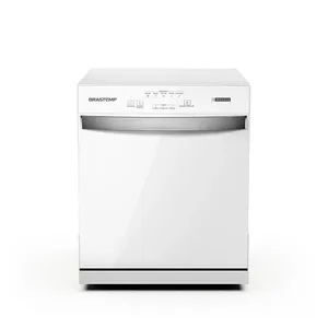 Lava-Louças Brastemp 8 Serviços com Ciclo Pesado Cor Branca BLF08BBANA - 127V