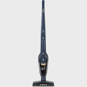 Aspirador de Pó Vertical Electrolux Ergorapido 2 em 1 Denin Blue Luz Led (ERG25N) - até 38 Min Filtro hepa Função BrushRollClean 420ml