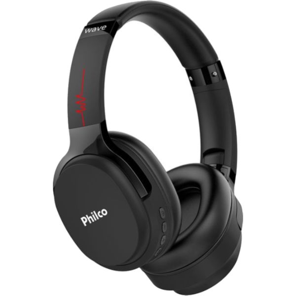 Fone De Ouvido Philco Pfo01btp Wave Bluetooth 5.0 Preto Bivolt - Preta