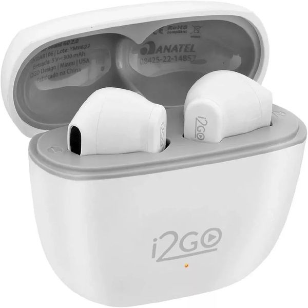 Fone de Ouvido TWS Air Sound Go 2.0 I2GO