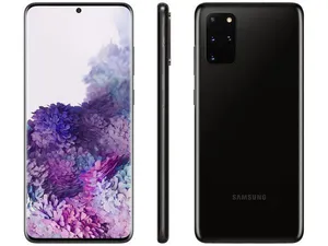 Smartphone Samsung Galaxy S20+ 128GB Cosmic Black 8GB RAM Tela 6,7” Câm. Quádrupla + Selfie 10M