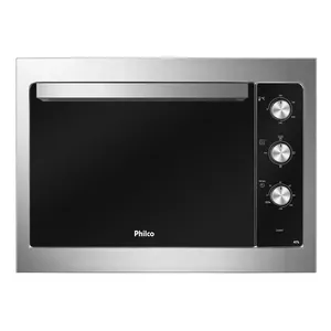 Forno Elétrico de Embutir Philco PFE47E Preto Espelhado Dupla Resistência 47L
