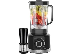 Liquidificador Philco Turbo PLQ1550P Preto com Filtro 12 Velocidades + Pulsar 1200W