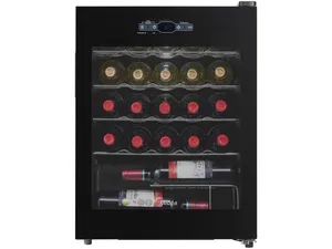 Adega Midea 24 Garrafas com Compressor Preto com LED MDRW110FGGGL3