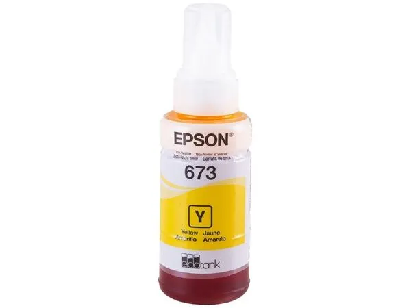 Garrafa Tinta Epson T673420 Amarelo Original