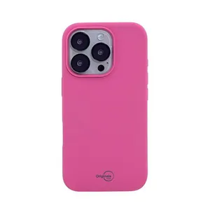 Capa iPhone 16 Pro, Originais iPlace, Silicone Essential, Pink