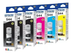 KIT COMBO 12 REFIL DE TINTA EPSON 544 6 BLACK  +2  CYAN  + 2 YELLOW  + 2  MAG.