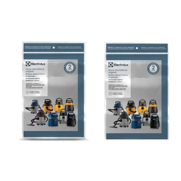 2 Kits 3 Sacos de Aspirador CSE10 Electrolux