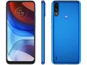 Smartphone Motorola Moto E7 Power 32GB Azul - Metálico 4G 2GB RAM 6,5” Câm. Dupla + Selfie 5MP
