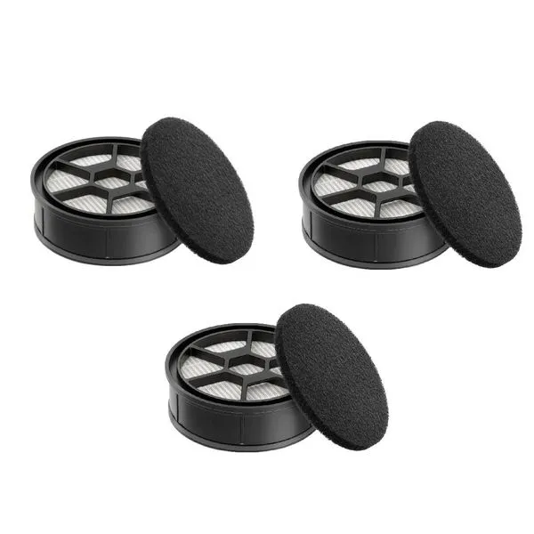 3 Kits Filtros para Aspirador Cyclone Power PTE10 FEP10