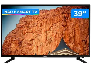 TV 39” HD D-LED Philco PTV39N87D VA 60Hz Wi-Fi 3 HDMI 1 USB