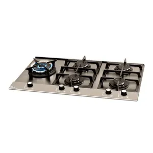 Cooktop Fischer 5 Bc Gás Platinium Cinza