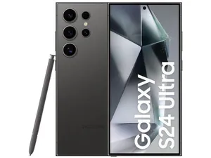 Smartphone Samsung Galaxy S24 Ultra 6,8" Galaxy AI 512GB Titânio Preto 5G 12GB RAM Câm. Quádrupla 200MP + Selfie 12MP Bateria 5000mAh Dual Chip