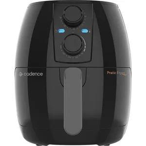 Fritadeira Elétrica Sem Óleo Cadence Pratic Fryer FRT515 3L 1250W Preta