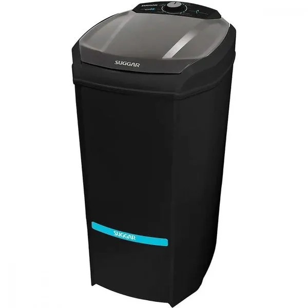Lavadora Suggar Lavamax Eco Le1522pt 15kg Preta 220v