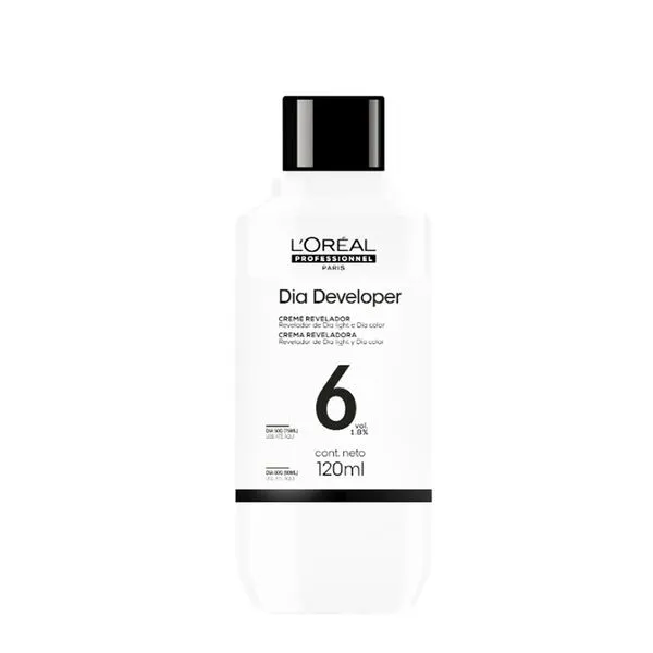 Emulsão Reveladora L'Oréal Professionnel Dia Developer 6 Volumes 120ml 6 Volumes