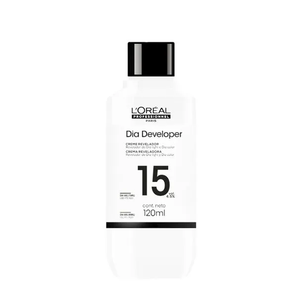 Emulsão Reveladora L'Oréal Professionnel Dia Developer 15 Volumes 120ml 15 Volumes