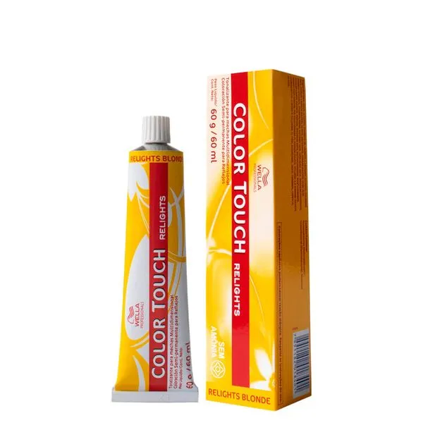 Tonalizante Wella Professionals Color Touch Relights /18 Cinza Perolado 60 g /18 Cinza Perolado