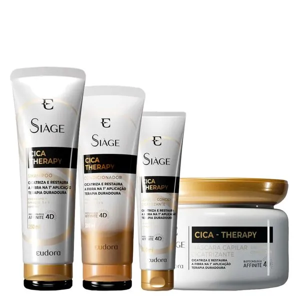 Kit Eudora Siàge Cica Therapy - 4 produtos Kit Eudora Siáge Cica Therapy - 4 produtos