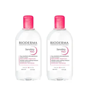 Kit Bioderma Sensibio H20 Água Micelar 500ml 2 Unidades Kit