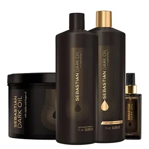 Kit Sebastian Professional Dark Oil - Shampoo 1000 ml + Condicionador 1000 ml + Máscara 500 ml + Óleo 95 ml