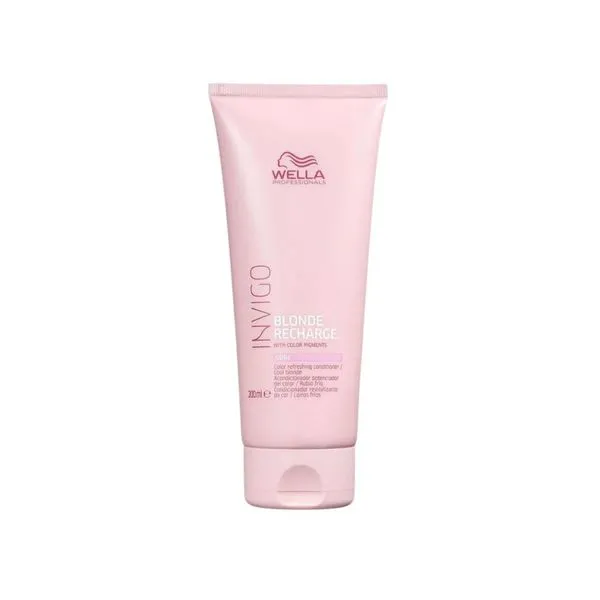 Condicionador Wella Invigo Blonde Recharge Desamarelador 200 ml Condicionador Wella Invigo Blonde Recharge 200 ml