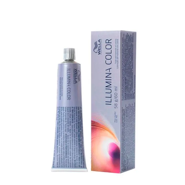 Coloração Wella Professionals Illumina Color 60ml 5/43 Castanho Claro Vermelho Dourado 5/43 Castanho Claro Vermelho Dourado