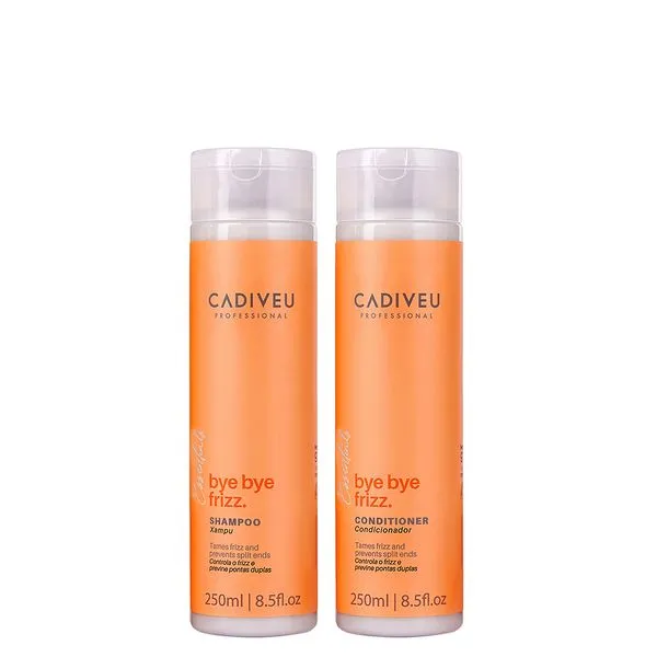 Kit Cadiveu Essentials Bye Bye Frizz - Shampoo 250ml + Condicionador 250ml Kit