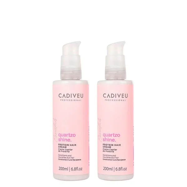 Kit Cadiveu Essentials Quartzo Shine - Proteína de Brilho - 2 Unidades Kit