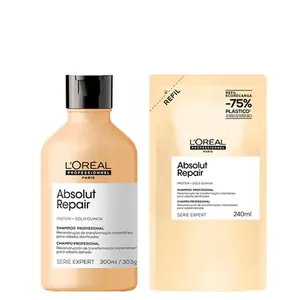 Shampoo L'Oréal Professionnel Absolut Repair Refil 240ml + 300ml Kit