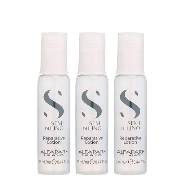 Kit de Ampola Alfaparf Milano Professional Semi Di Lino Reparative 3X13ml Kit