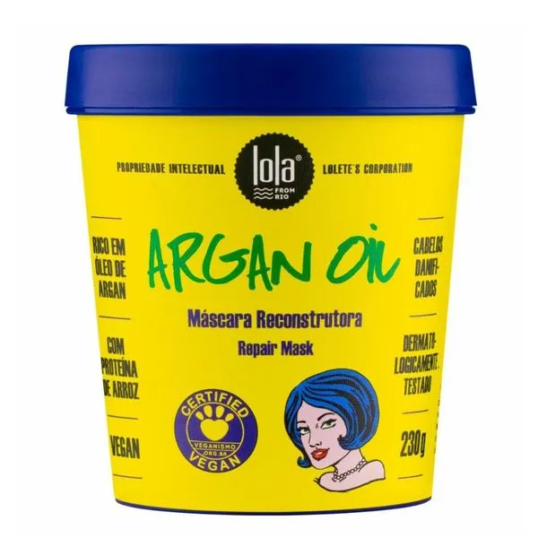 Máscara Reconstrutora Lola Argan Oil 230g