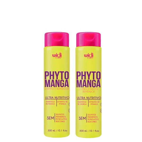 Kit Widi Care Phytomanga Reparador Shampoo 300ml + Condicionador Hidratante 300ml Kit