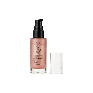 Protetor Solar Facial com Iluminador Pink Cheeks Glow FPS 70 FPUVA 55 Rose Gold 30 ml Rose Gold