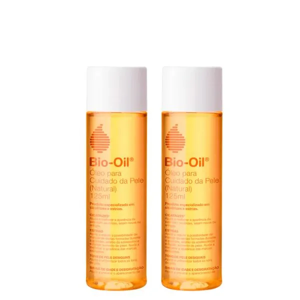 Kit Bio-Oil Cicatrizante – 2 Óleos Corporais Cicatrizante Natural 125 Ml