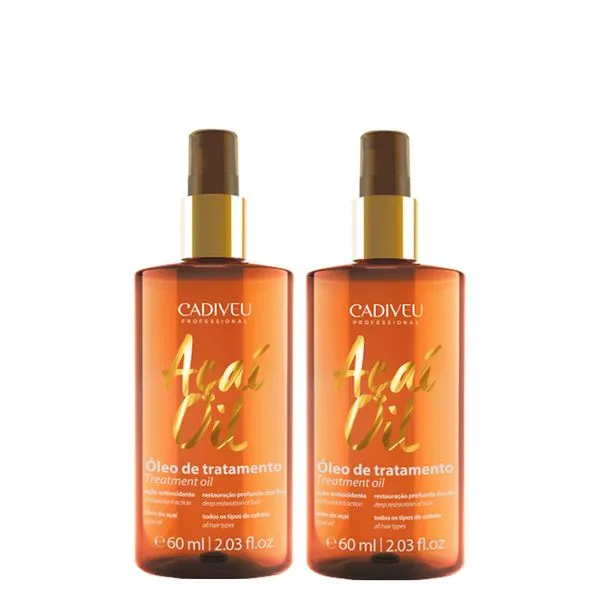 Kit Cadiveu Professional Açaí Oil - Óleo Capilar 60ml - 2 Unidades Kit