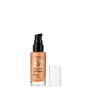 Protetor Solar Facial com Iluminador Pink Cheeks Glow FPS 70 FPUVA 55 Pure Gold 30 ml Pure Gold