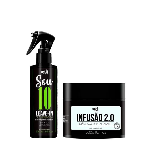 Kit Widi Care Infusão 2.0 Máscara 300g + Leave-In Sou 10 200ml Kit