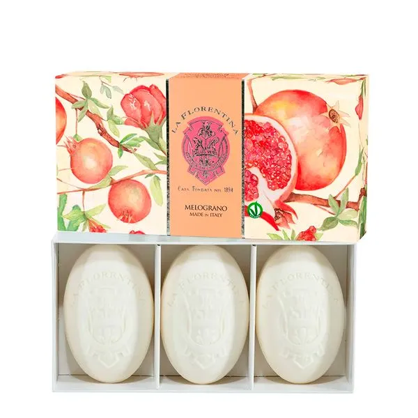 Kit Sabonete em Barra La Florentina Romã 3 x 150 g Kit