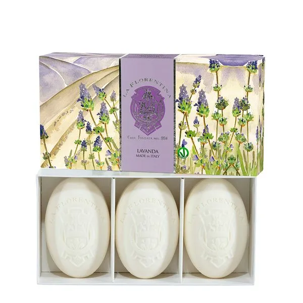 Kit Sabonete em Barra La Florentina Lavanda 3 x 150 g Kit