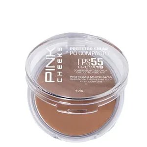 Pó Compacto Pink Cheeks Proteção Solar com Maquiagem Fps55 Fpuva19 Cor P40 11,4g Cor P40