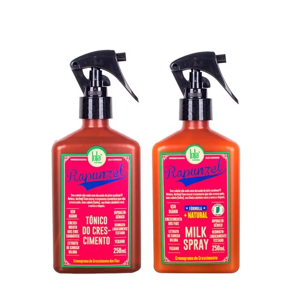 Kit Lola From Rio Rapunzel Tônico 250ml + Leave-In 250ml Kit