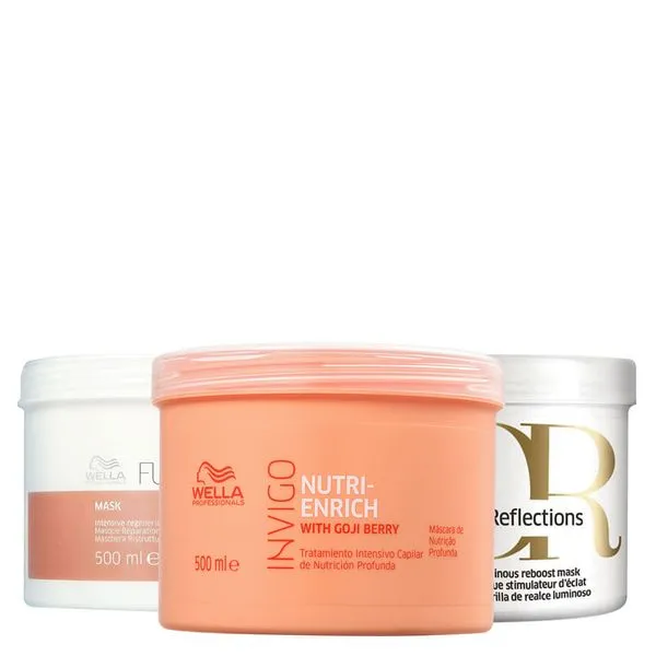 Kit de Cronograma Capilar Wella Professionals Profissional - 3 Produtos