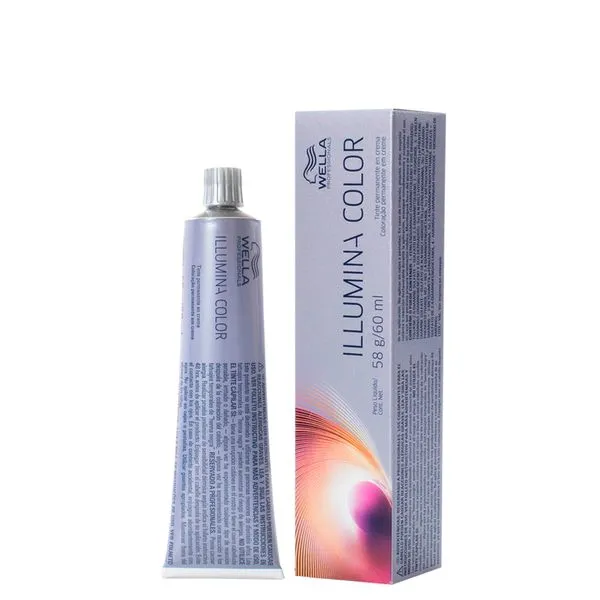 Coloração Wella Professionals Illumina Color 60ml 7/ 81 Louro Médio Perolado Acinzentado 7/ 81 Louro Médio Perolado Acinzentado