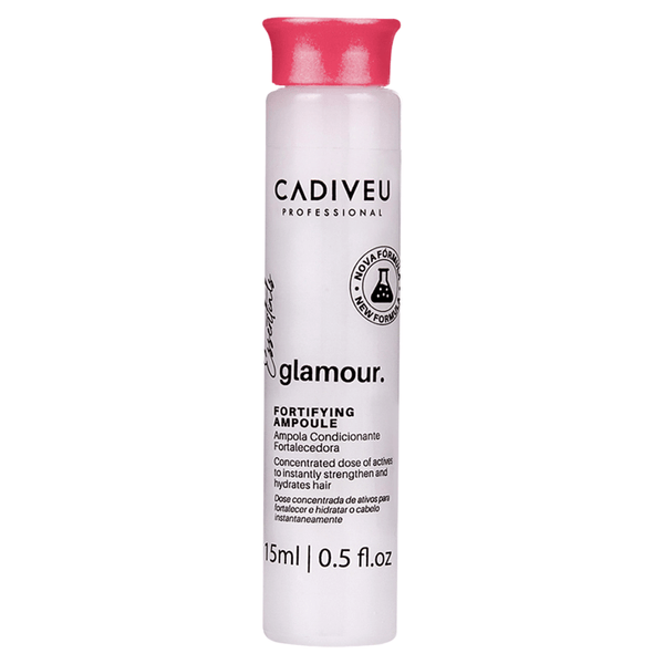 Ampola Condicionante Capilar Fortalecedora Cadiveu Essentials Glamour 1 Unidade 15ml